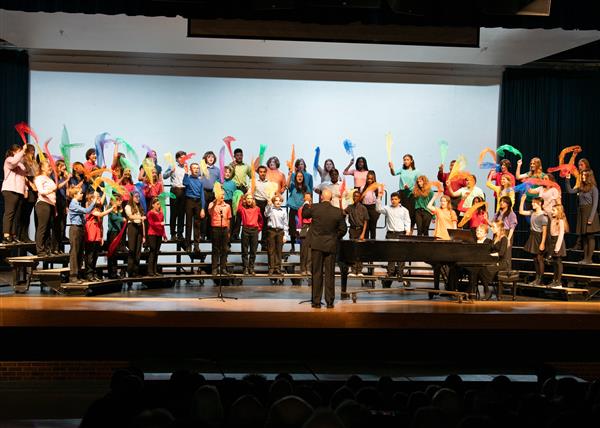 2023 All County Chorus Students Performing